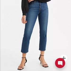 Levi’s Straight Fit Wedgie Jeans Sz 30 length 28 Dark Wash